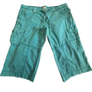 MOSSIMO Bermuda Women’s Cargo Shorts Turquoise